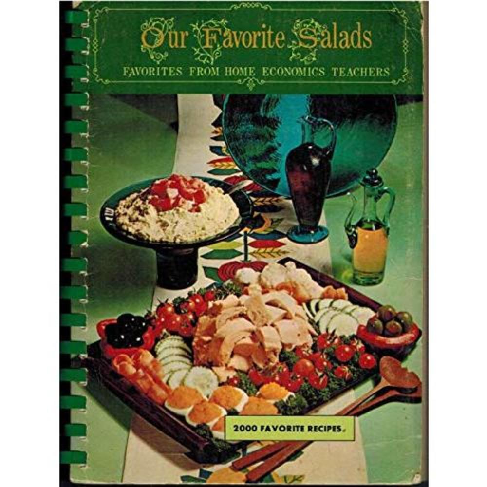 1968 Vintage Cookbook Our Favorite Salads, Favorites from Home Economics Teacher